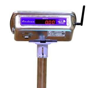 Весы МП 150 ВДА Ф-3 (20/50; 450х600; нерж.) "Онлайн" RS232/USB/Bt